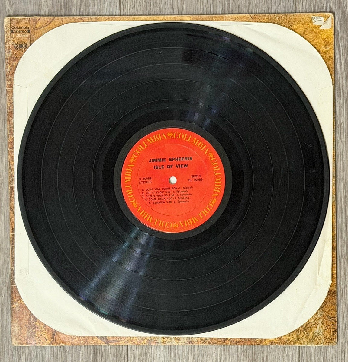 Vintage Jimmie Spheeris- Isle of View LP C 30988 COLUMBIA Stereo - VG