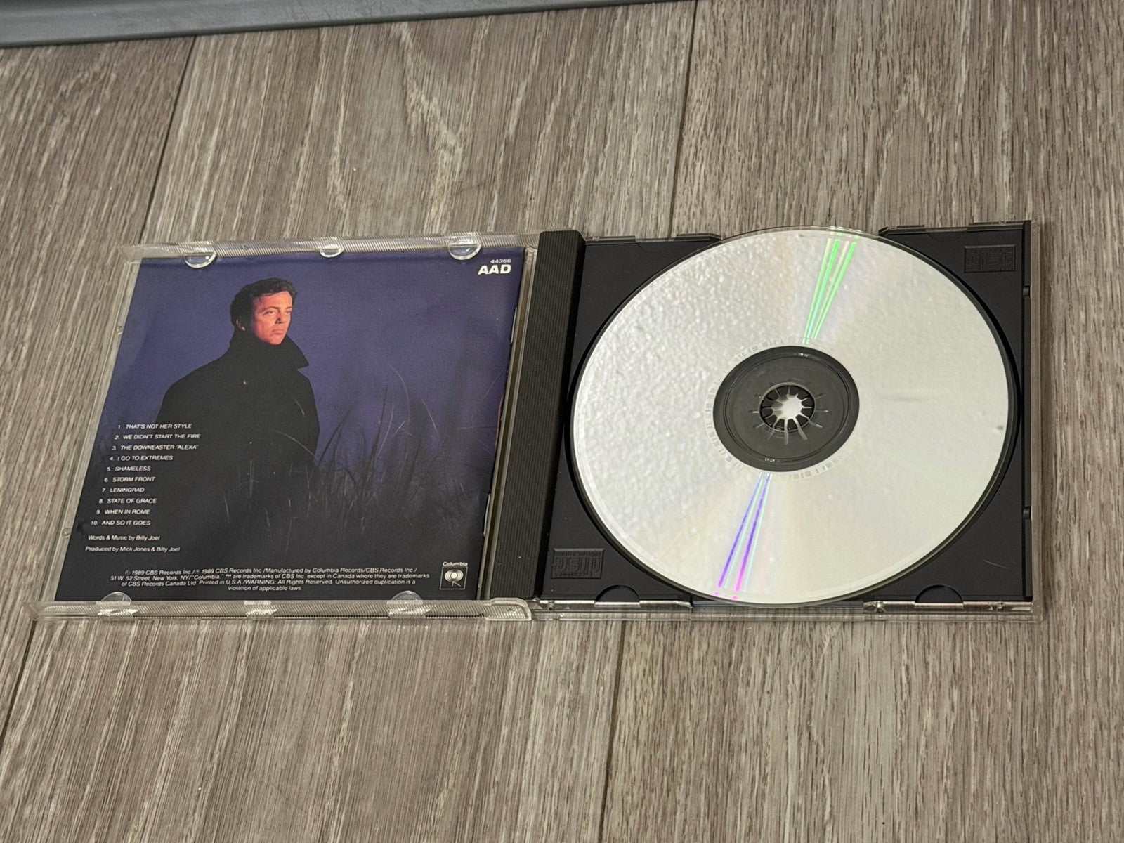 Billy Joel - Storm Front - Art Rock Arena Rock Hard Rock New Wave VG+ CD