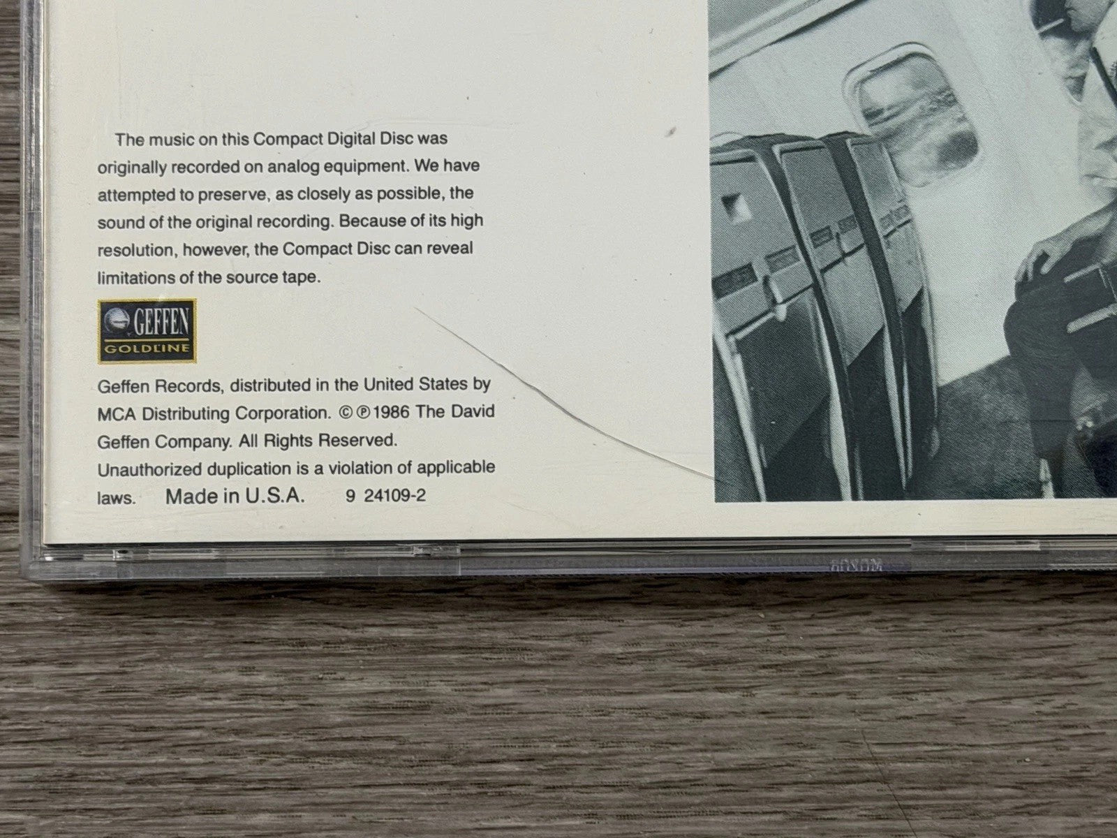 Neil Young Landing On Water CD 1986 Geffen Folk Rock