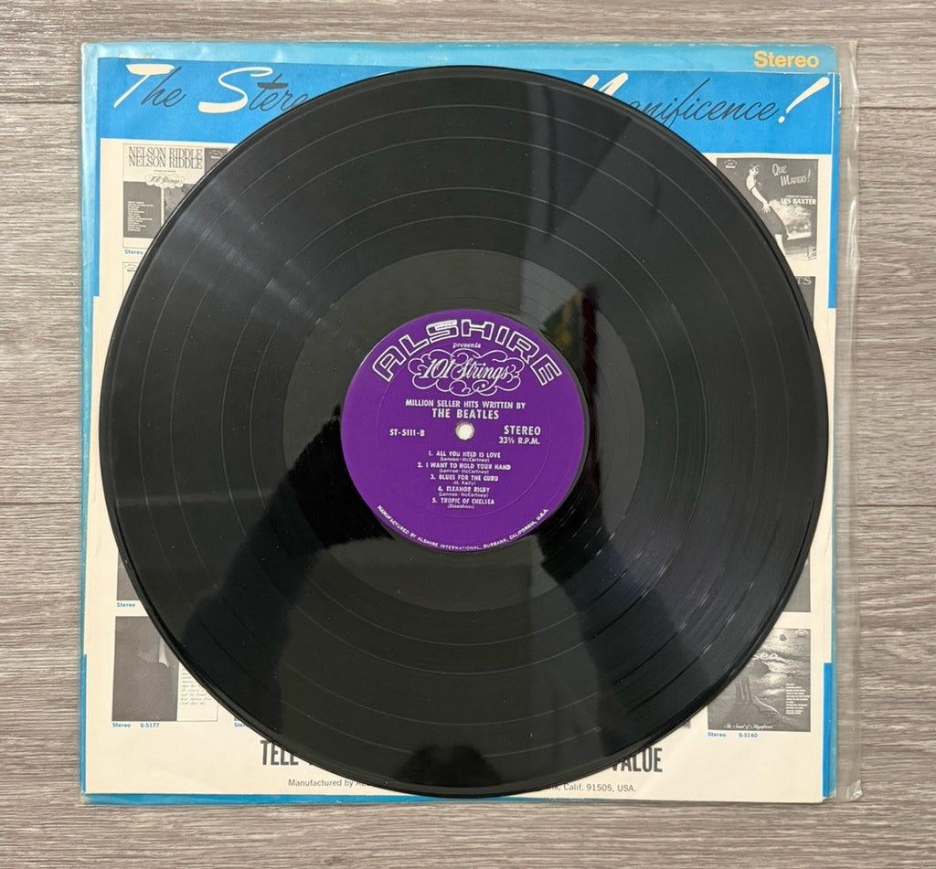 101 Strings Play Hits Written By The Beatles LP Vinyl Record Alshire S-5111