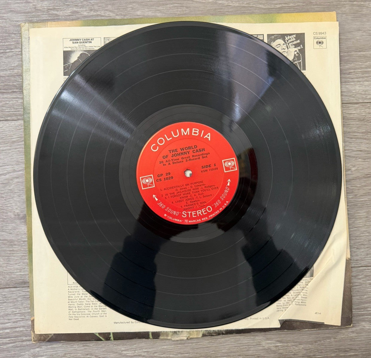 Johnny Cash – The World Of Johnny Cash Deluxe 2-Record Set GP 29