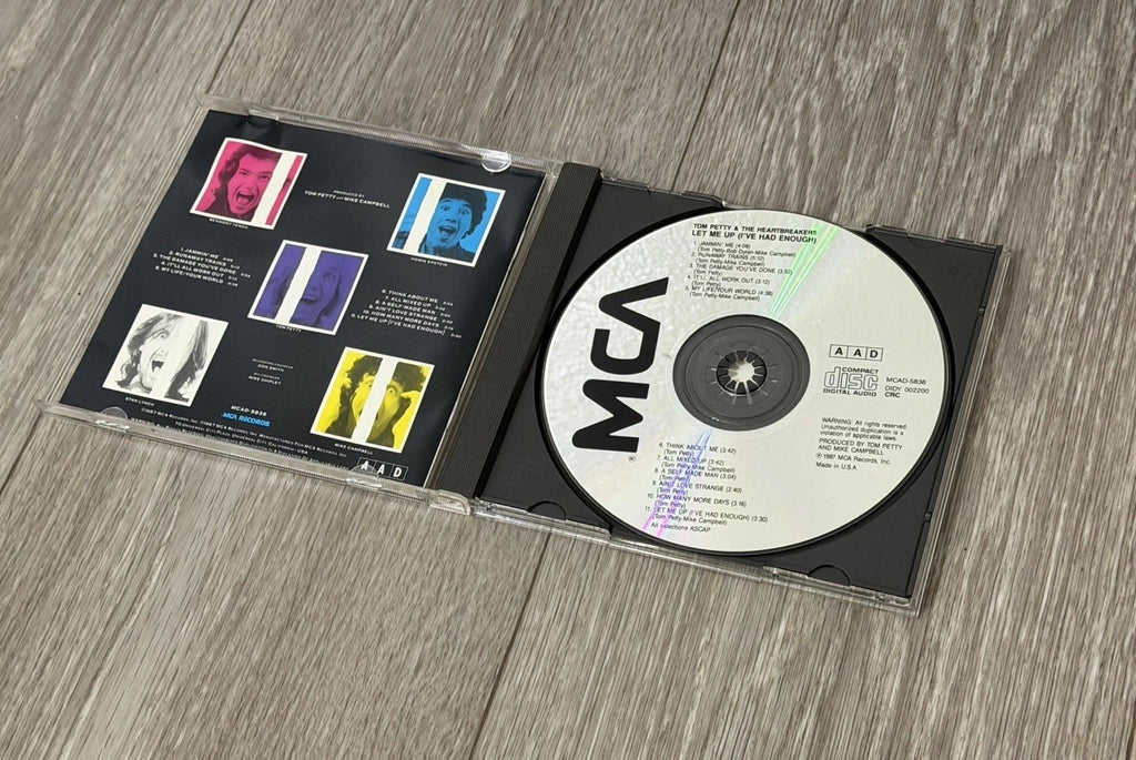 Tom Petty and The Heartbreakers Let Me Up I've Had Enough CD 1987 MzCAD-5836