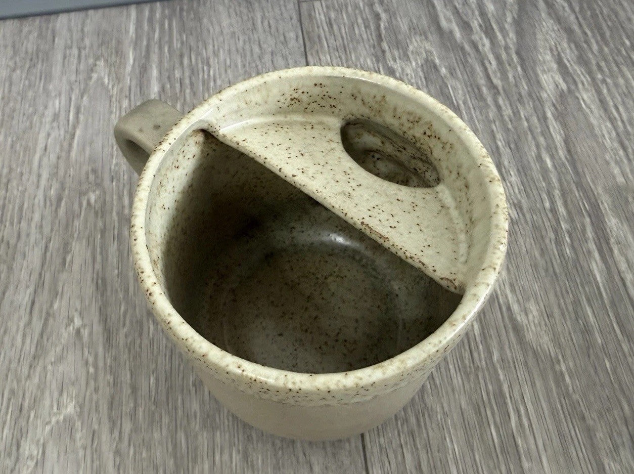 Fitz & Floyd, Stoneware/Pottery, Novelty Mustache Mug/Cup Character Face, 1970's