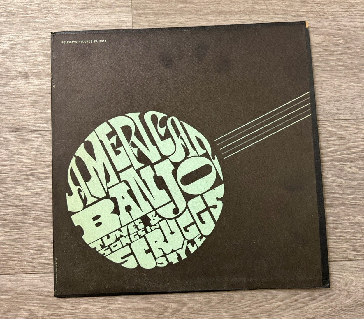 VARIOUS ARTISTS Vinyl LP AMERICAN BANJO MUSIC FOLKWAYS VG+ '61