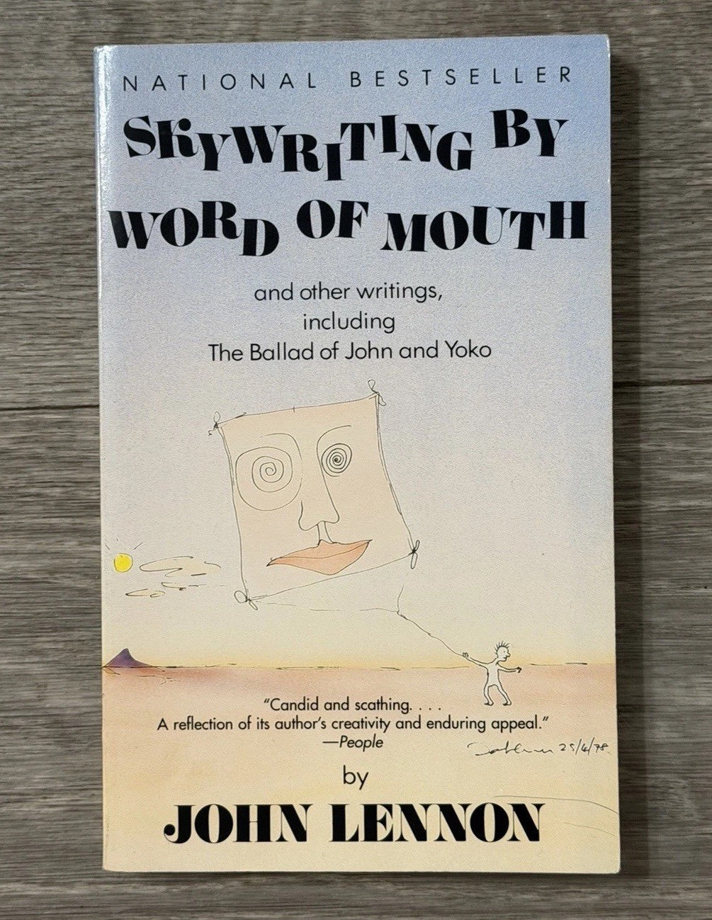 VINTAGE Skywriting by Word of Mouth John Lennon Softcover - 1990  Reissue