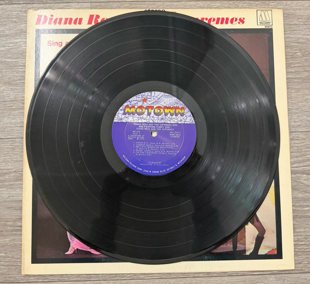 Diana Ross & The Supremes ‎– Sing And Perform "Funny Girl" - Vinyl LP 1968