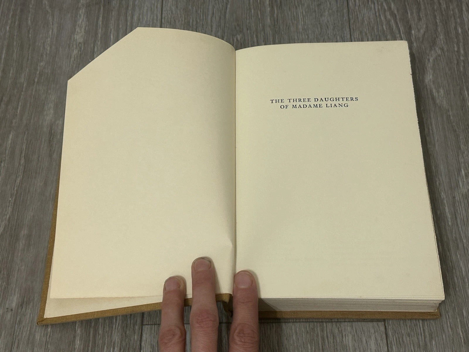 The Three Daughters Of Madame Liang by Pearl S. Buck China 1st Edition 1969 HC