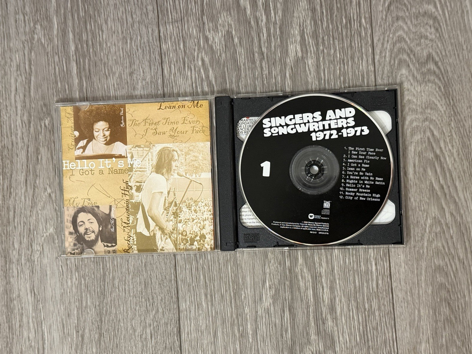Singers And Songwriters 1972 1973 (CD, 2000) Time Life VG