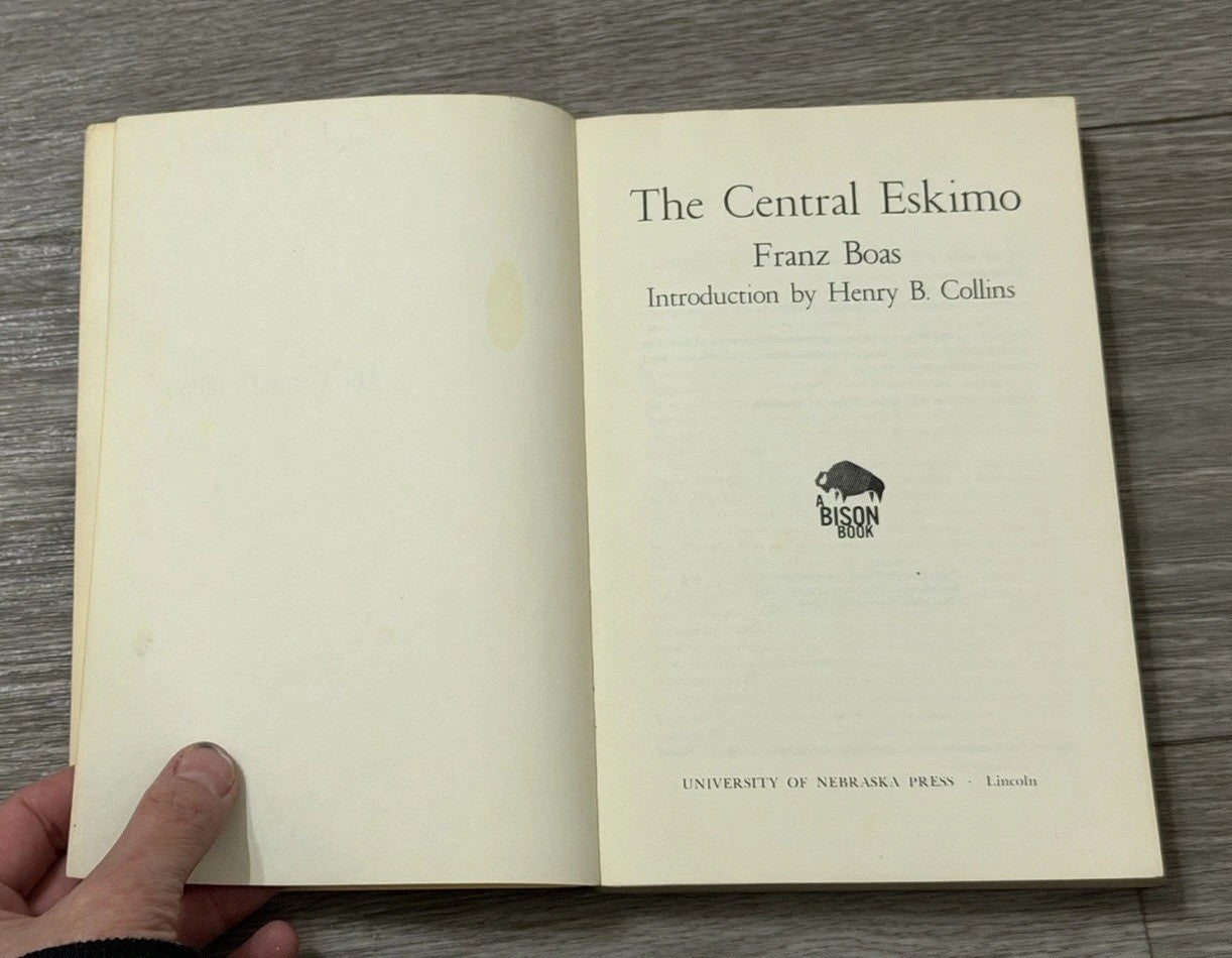 The Central Eskimo by Franz Boas [1964]