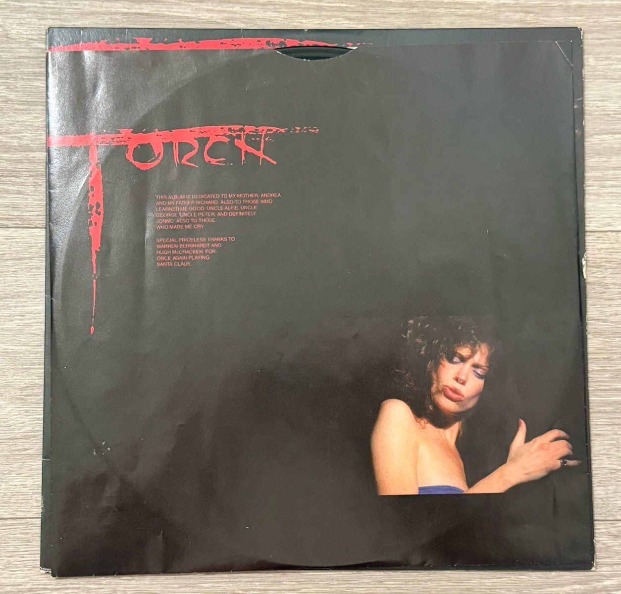 Carly Simon - Torch, Vinyl LP, First Pressing, 1981, Warner Bros., BSK3592