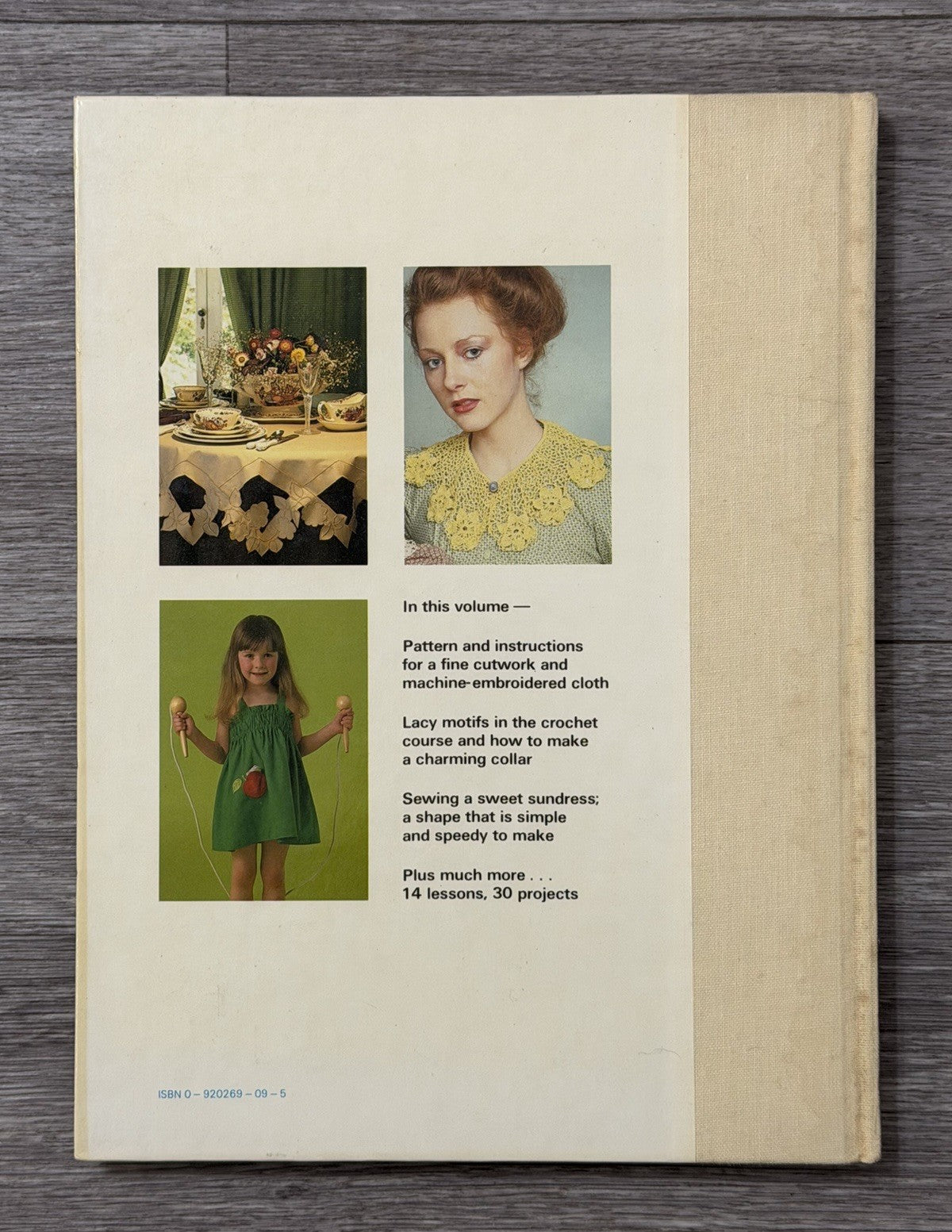  VTG Vol. 9 Stitch By Stitch Hardbound Book Sewing, Knitting ETC Totstar Books