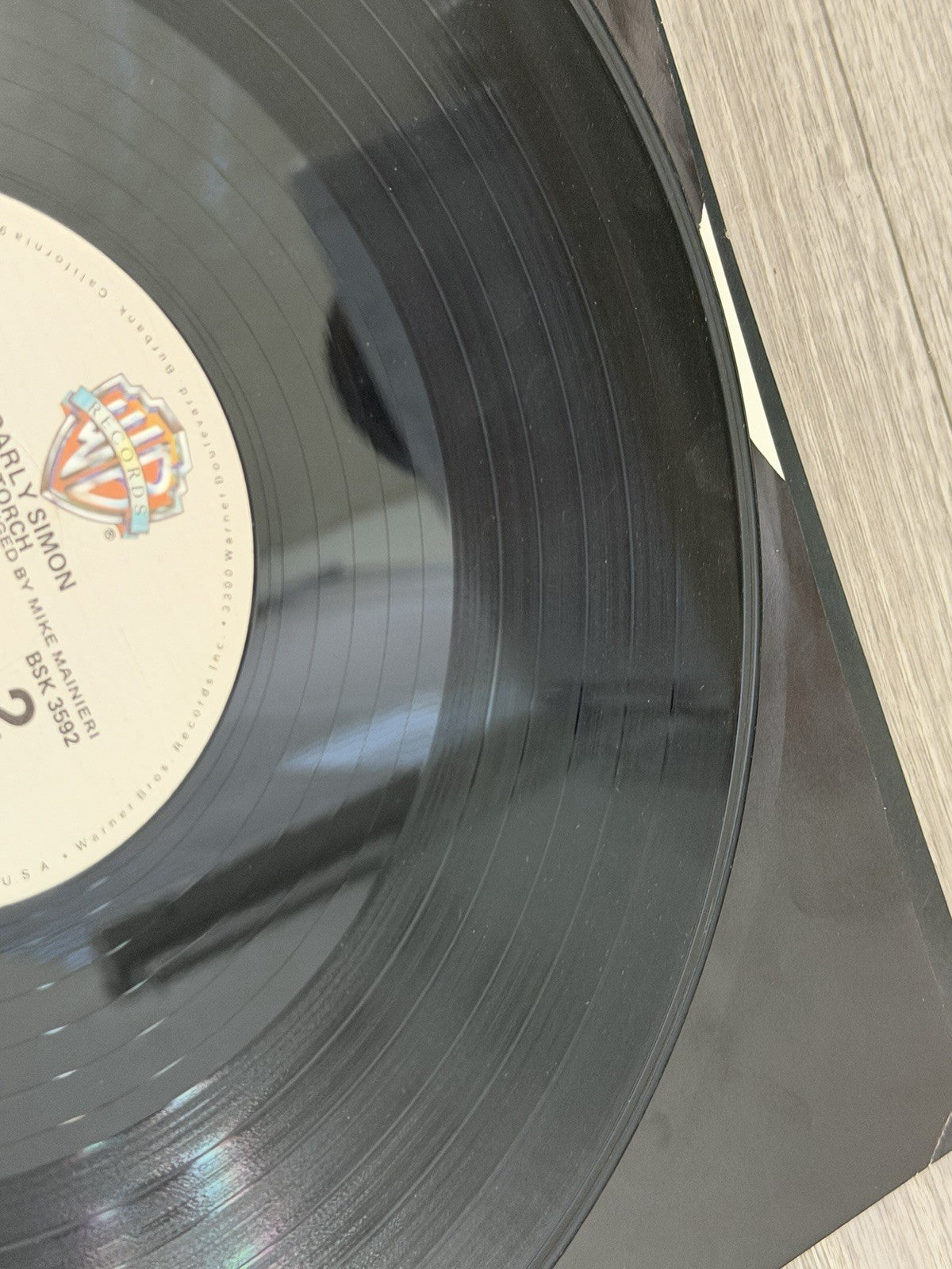 Carly Simon - Torch, Vinyl LP, First Pressing, 1981, Warner Bros., BSK3592