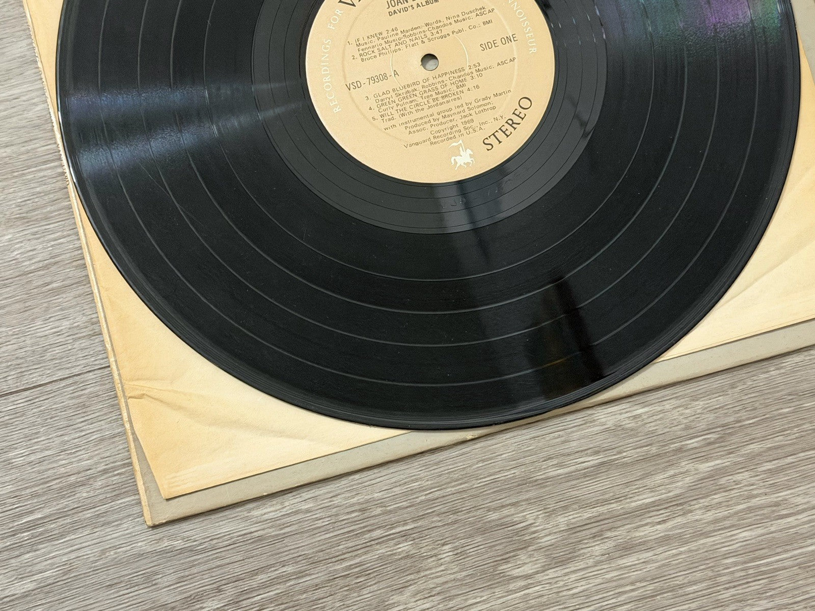 JOAN BAEZ” David's Album”  1969 Stereo Vinyl Vanguard  LP