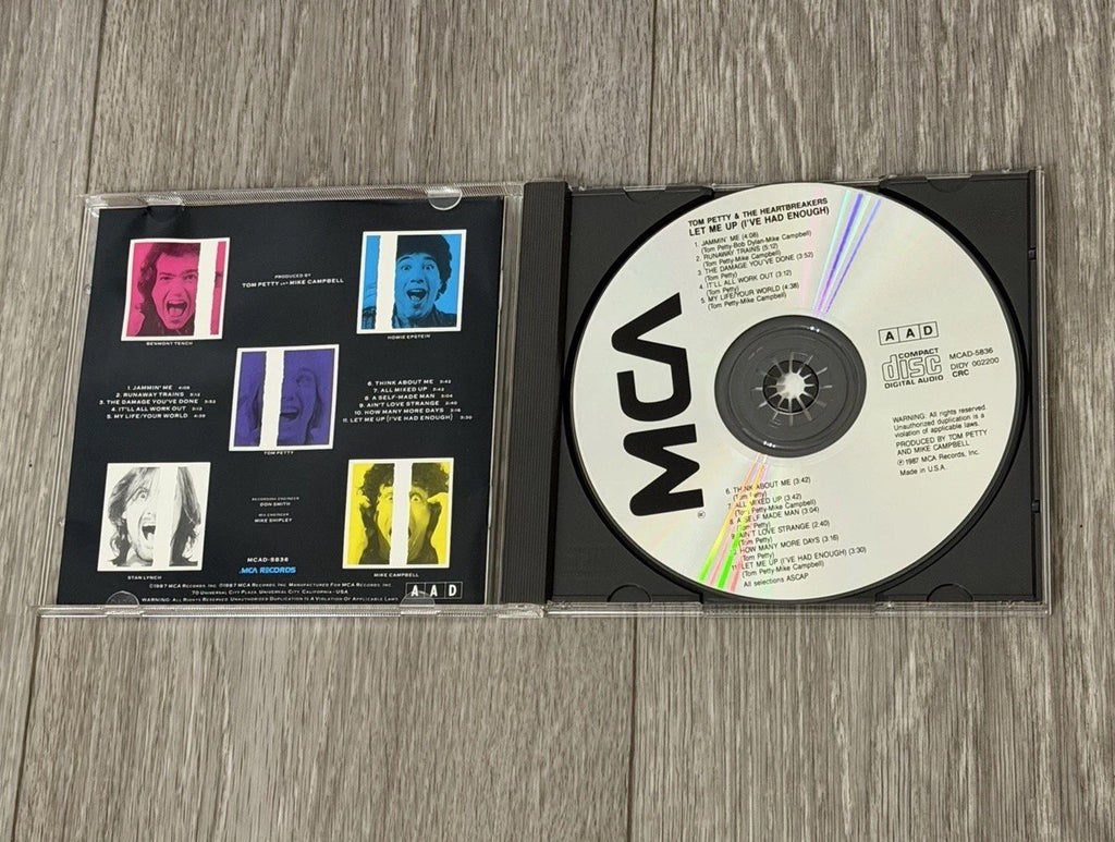 Tom Petty and The Heartbreakers Let Me Up I've Had Enough CD 1987 MzCAD-5836
