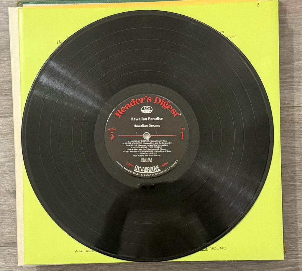 Hawaiian Paradise: Delightful Music Of The Islands Vinyl, 5 LP, 1970 Box Set