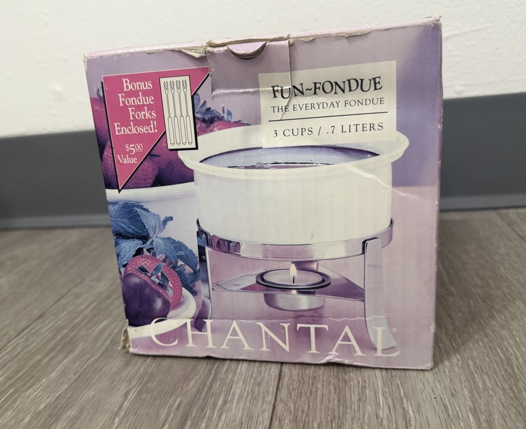 Chantal The Fun-Fondue Tealight Warmer Fondue forks not included