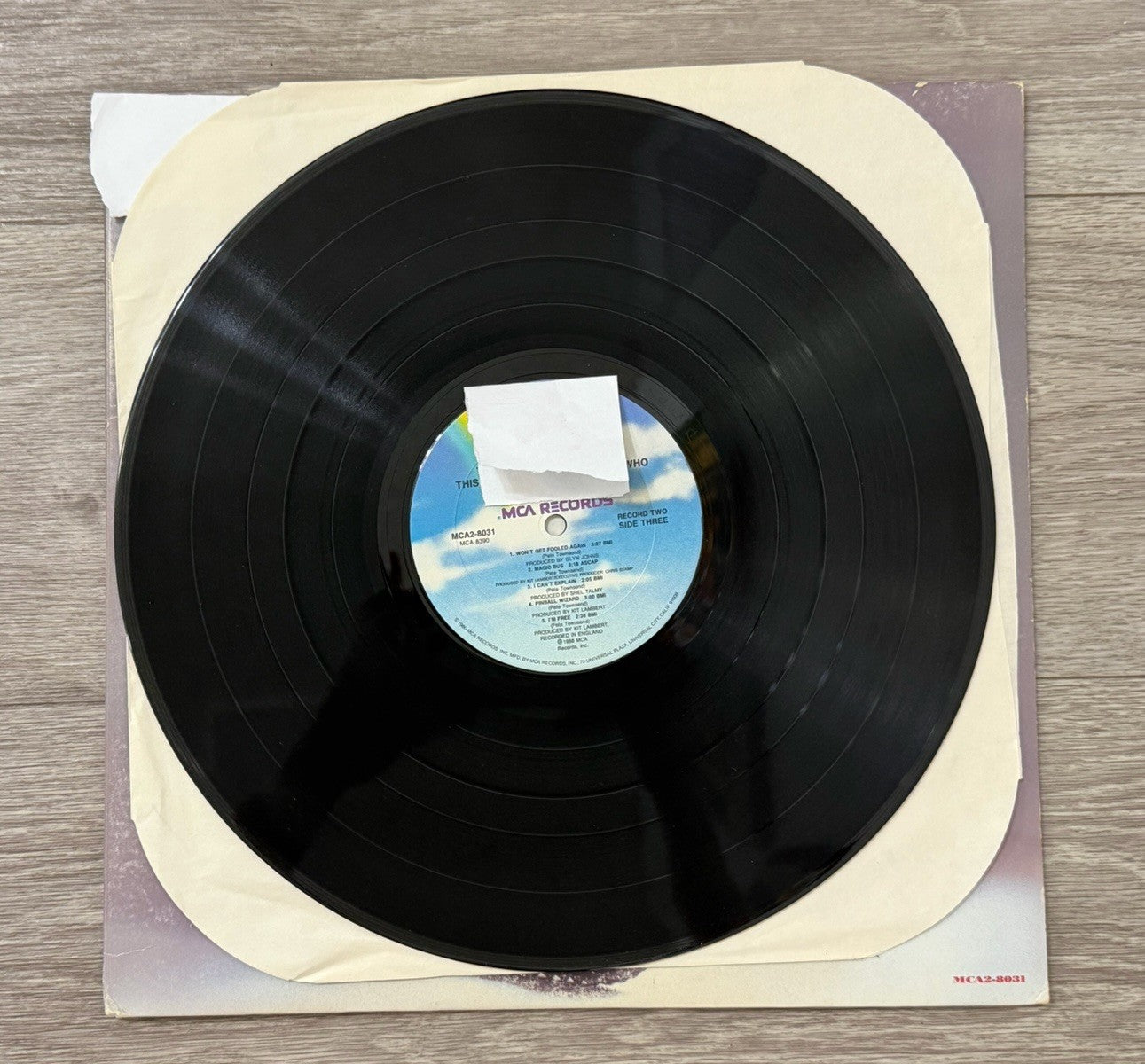 The Who – Who’s Better Who’s Best 1×LP MCA2-8031 1988 VG+ Missing One Record