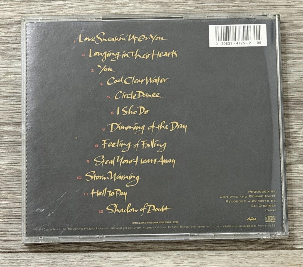 Bonnie Raitt- Longing in Their Hearts Music CD Album