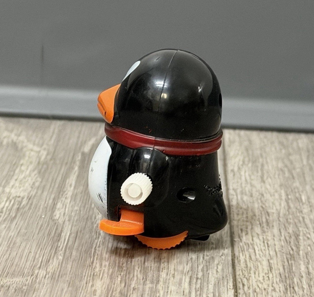 Vintage Robin Reed PENQUIN WIND UP TOY Winter Christmas Holiday Toy