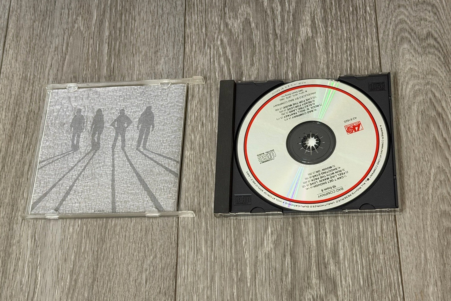 10 from 6 by Bad Company CD 1985 Atlantic Label A2 81625 Cracked Case