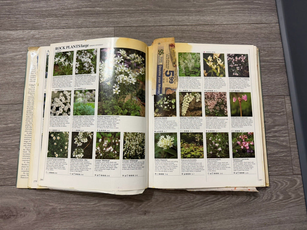 American Horticultural Society Encyclopedia 1989 Hardcover Dust Jacket Vintage