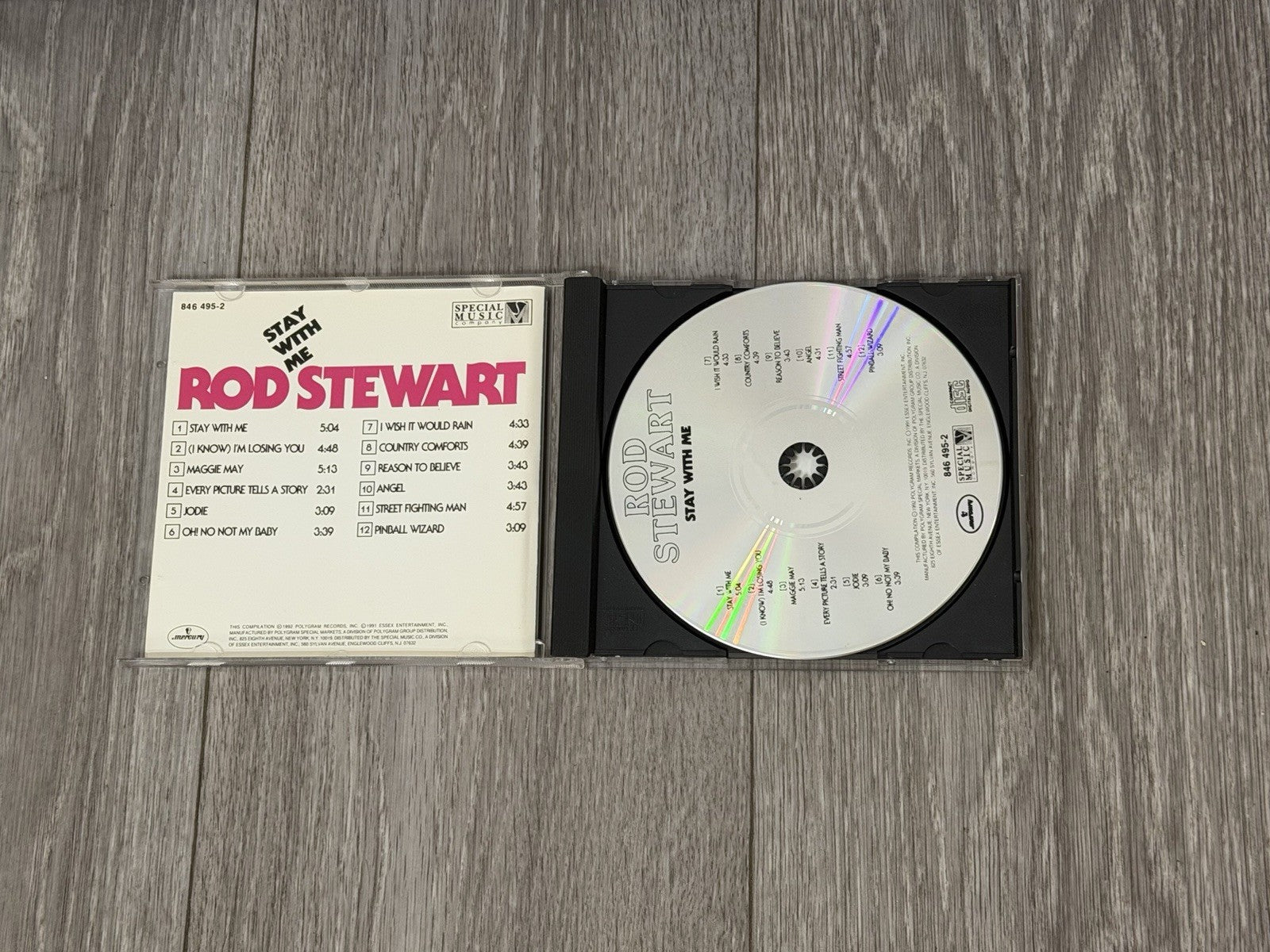 Rod Stewart Stay With Me 1992 Special Music Audio CD