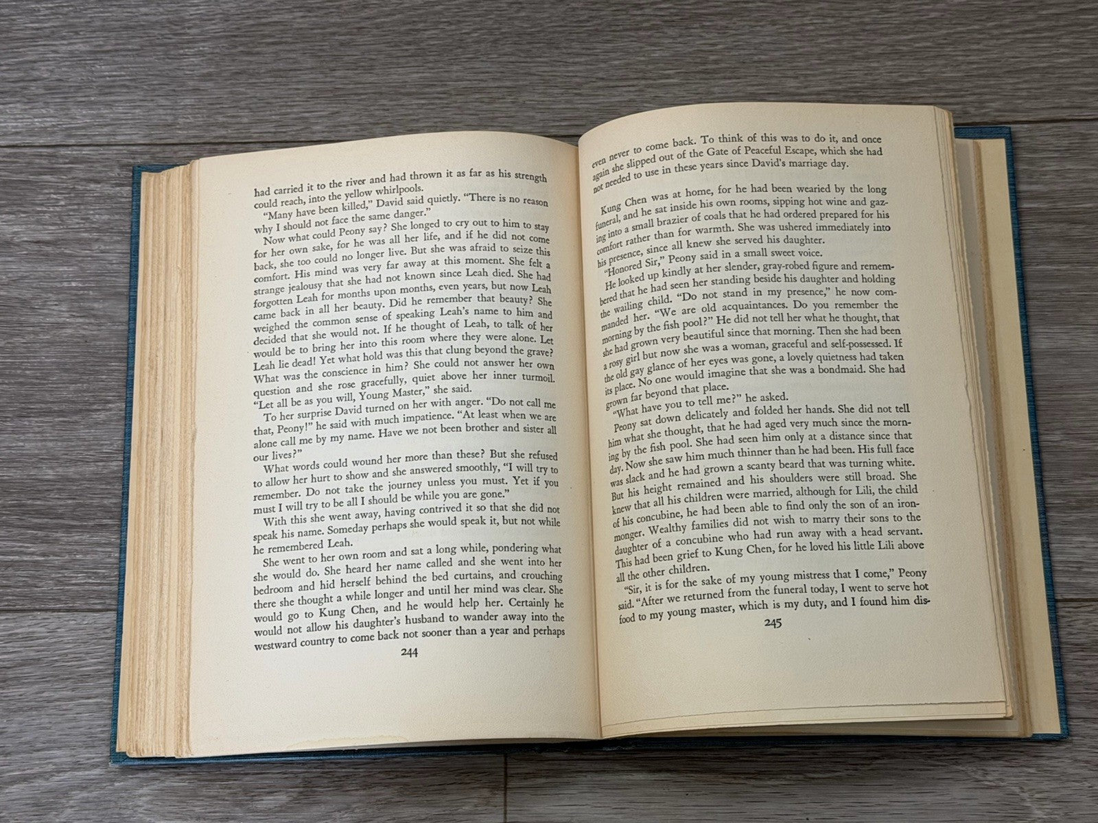 Peony by Pearl S. Buck Vintage Book - Hardcover 1948 1st Edition
