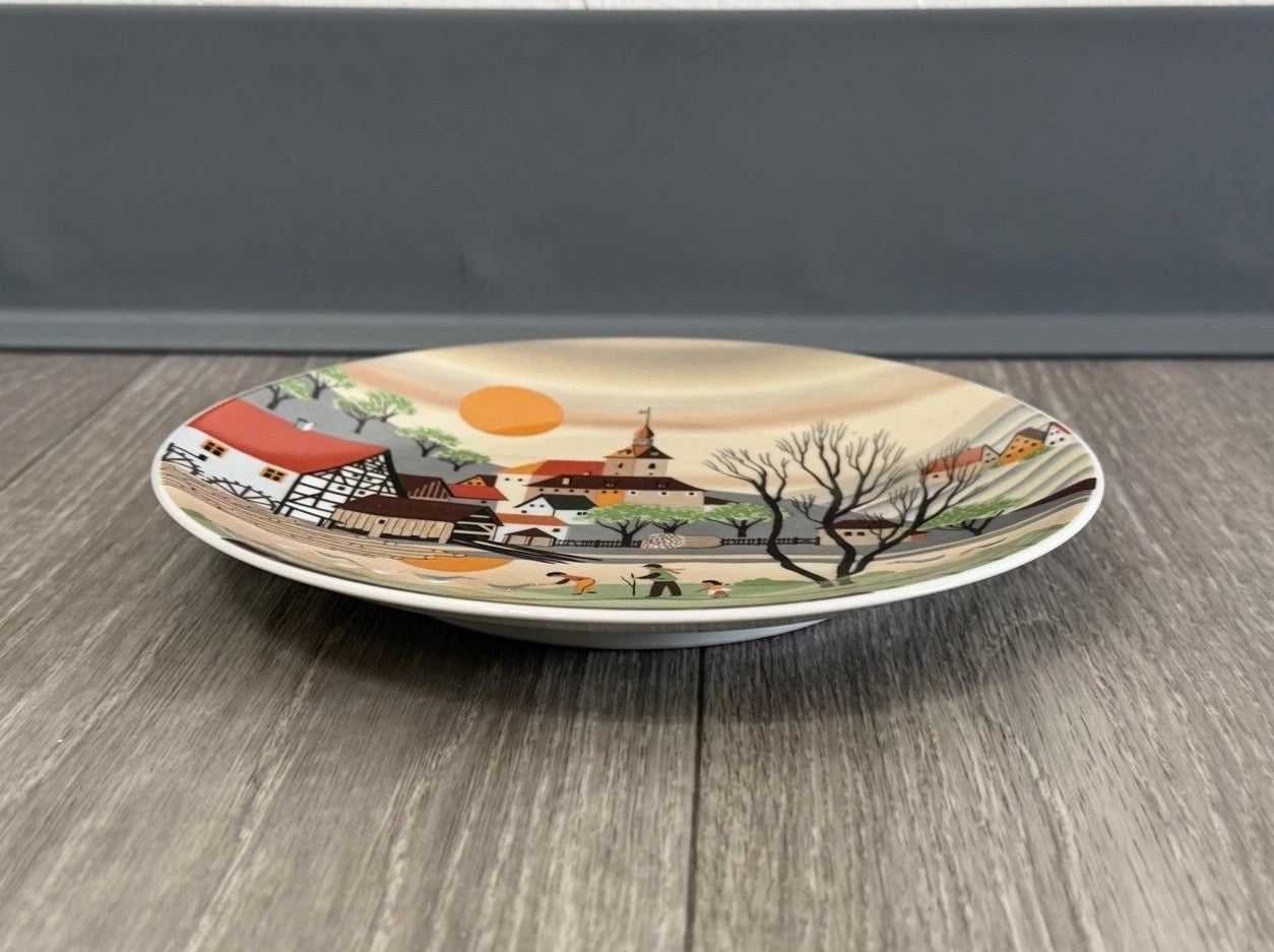 German plate Muhle in Franken Barbara Lurstenhofer E&A Bockling 7-7/8”