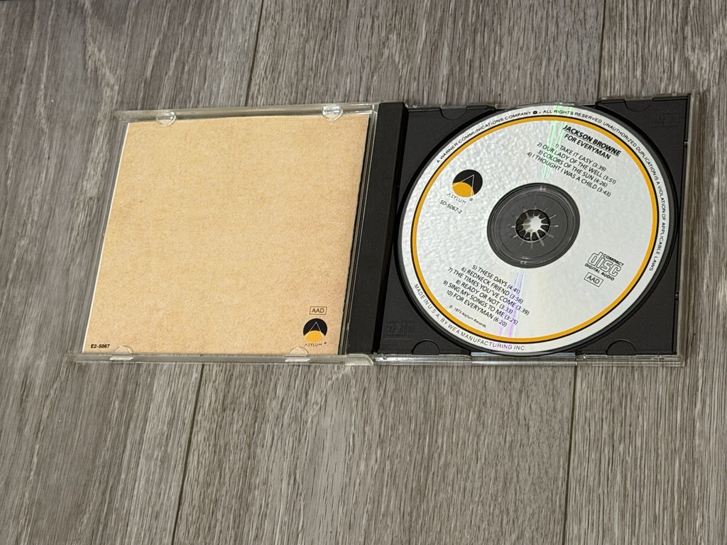 For Everyman by Jackson Browne CD Asylum Take It Easy Colors Of The Sun