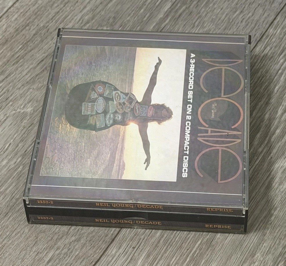 Neil Young Decade 2 CD Set 2257-2 Reprise Classic Rock 1977