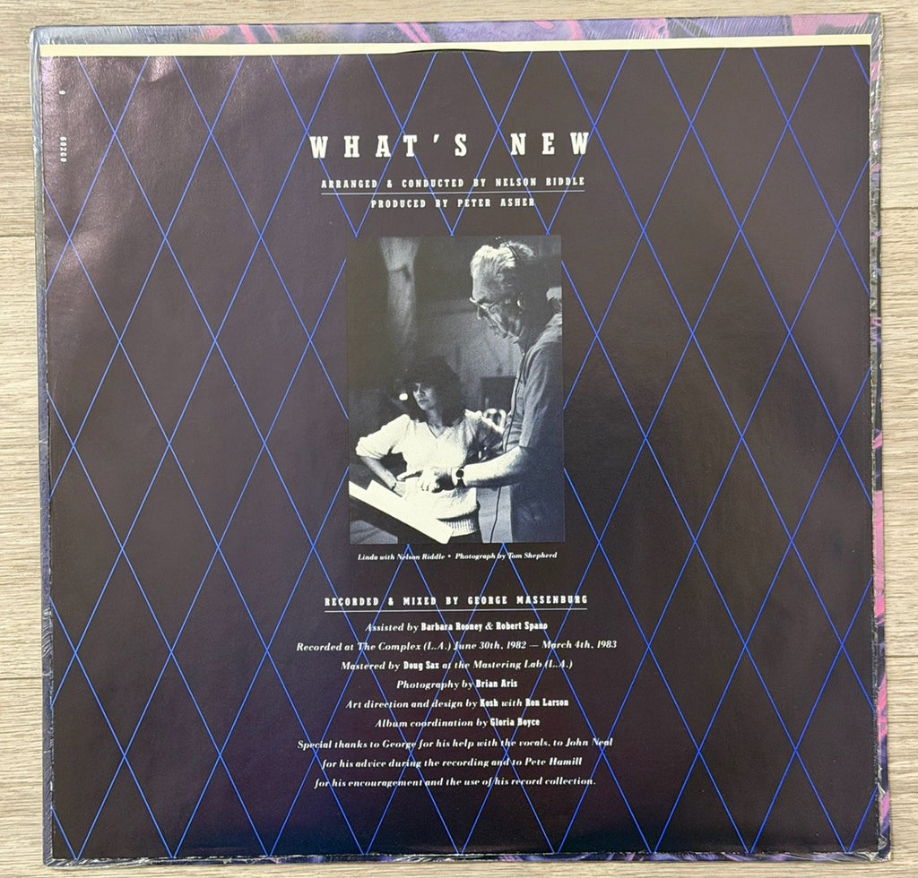 Linda Ronstadt & Nelson Riddle Orchestra - What's New 1983 60260 LP VG