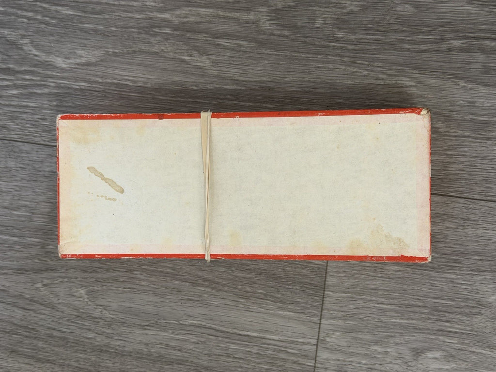Vintage Chinese Opera Face Painting Miniature Clay Mask Box Tang BROKEN BOX