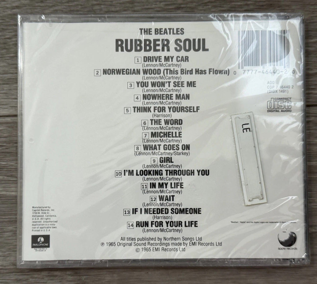 The Beatles - Rubber Soul [CD, 1965] Parlophone CDP 7464402 *SEALED