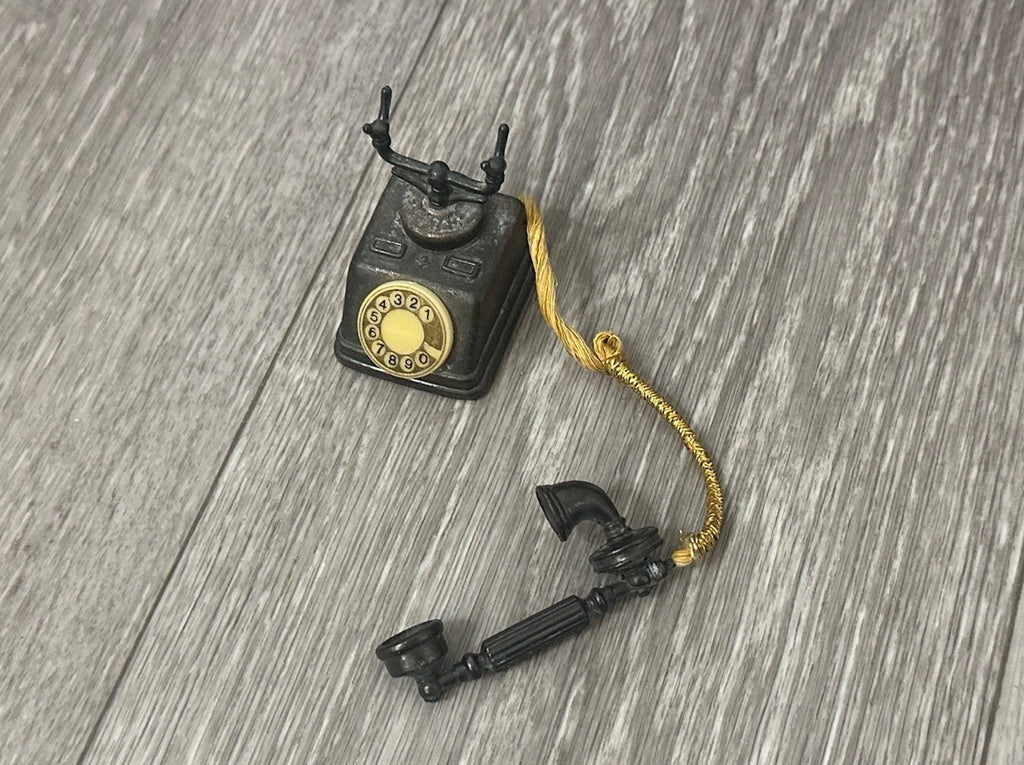 Durham Industries Metal Miniature Rotary Phone No. 5404