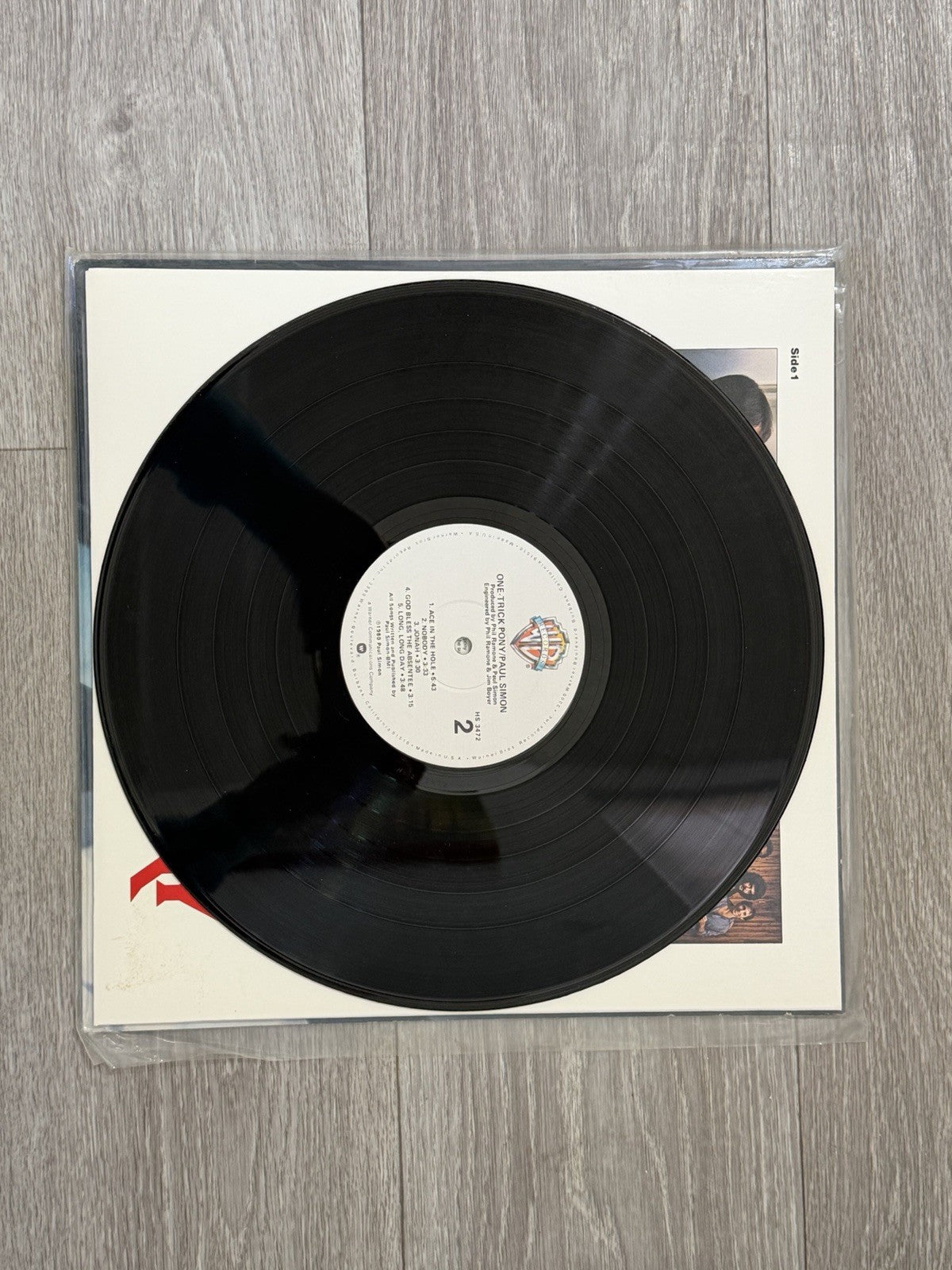 One Trick Pony by Paul Simon Vinyl 1980 Warner Brothers Records HS 3472
