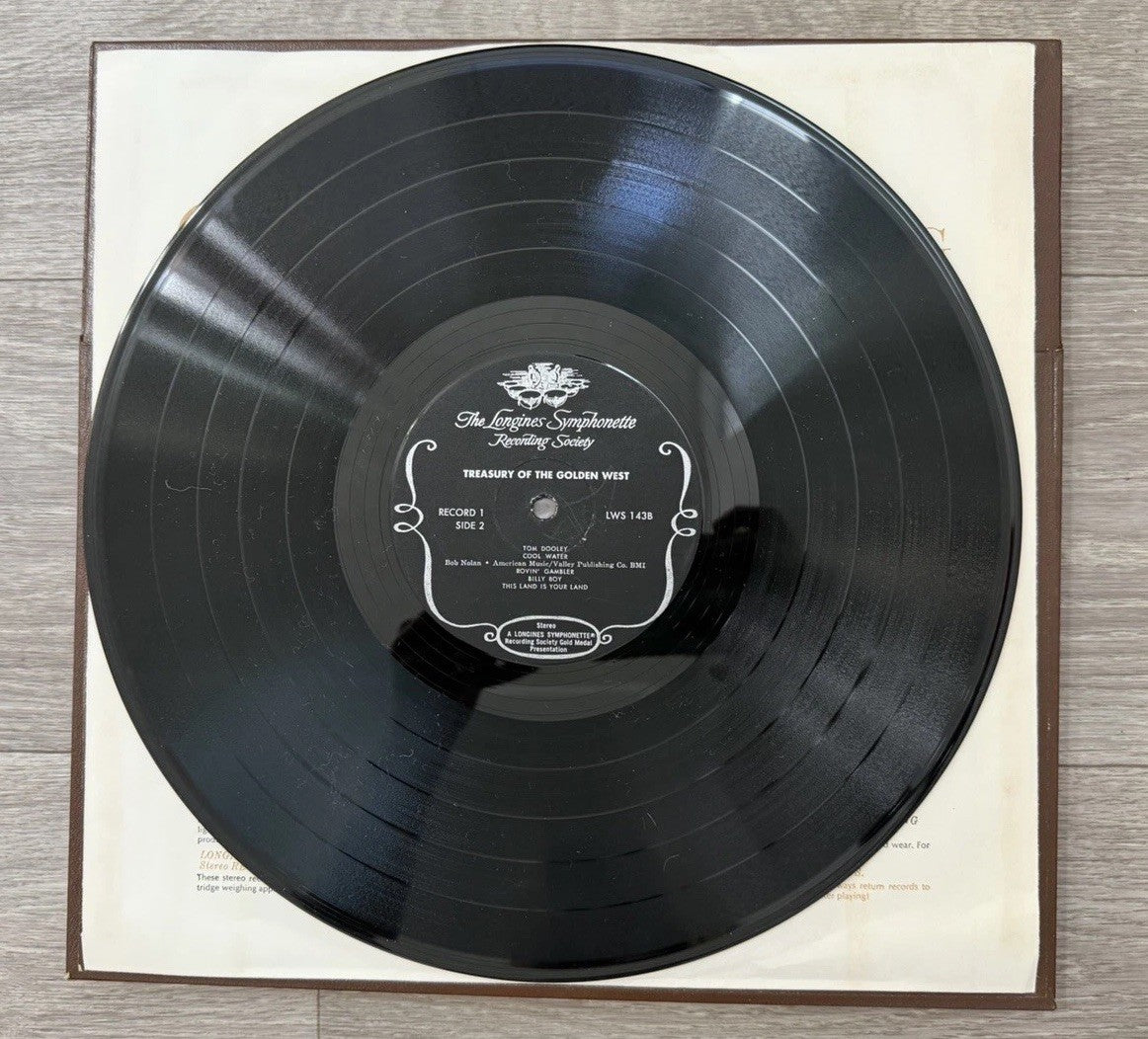 Treasury of the Golden West - Longines Multi-LP Box 6 Record Set - VG+