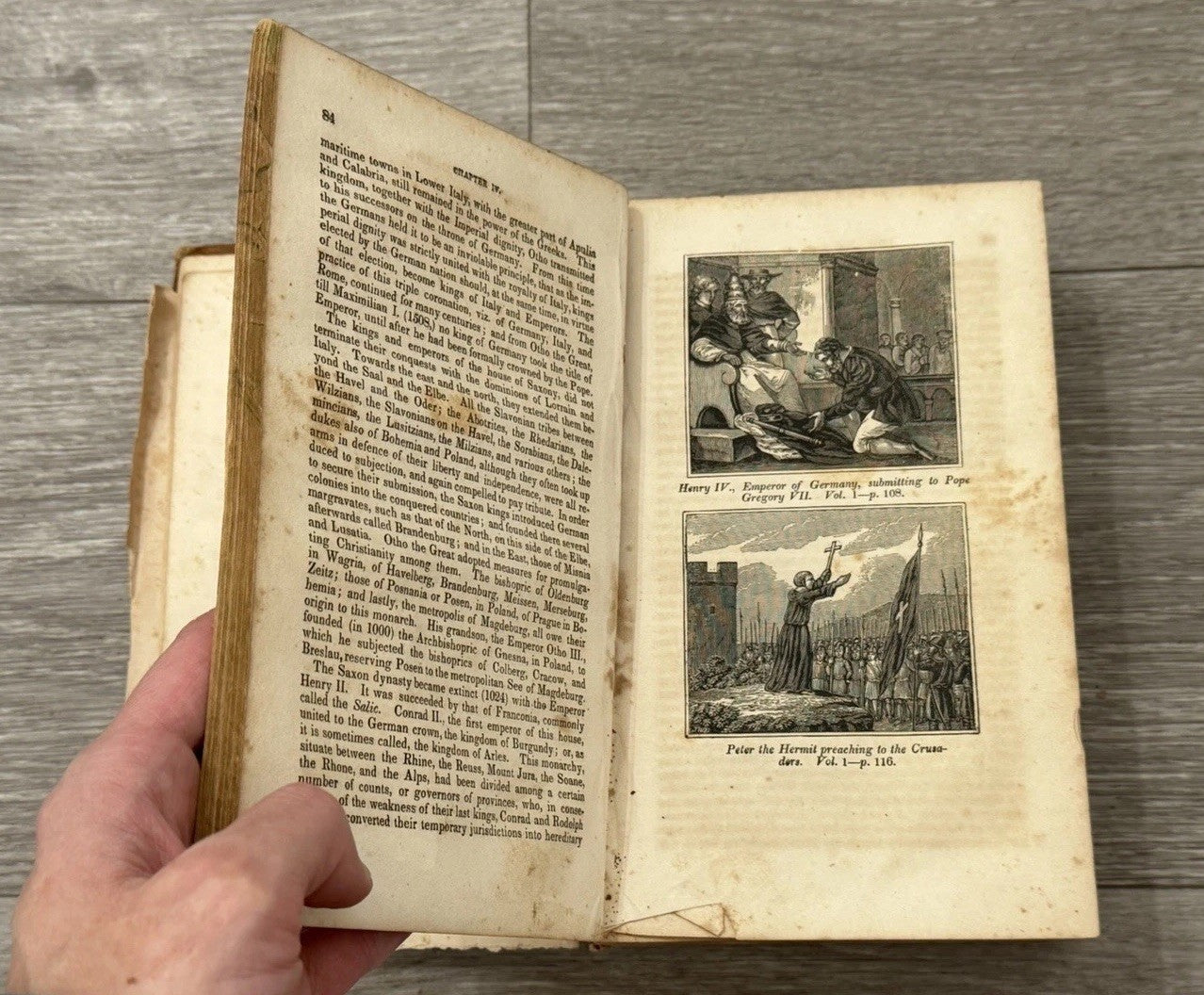 Ant. 1833 Book History of the European Revolutions Vol I Koch Crichton Schoell
