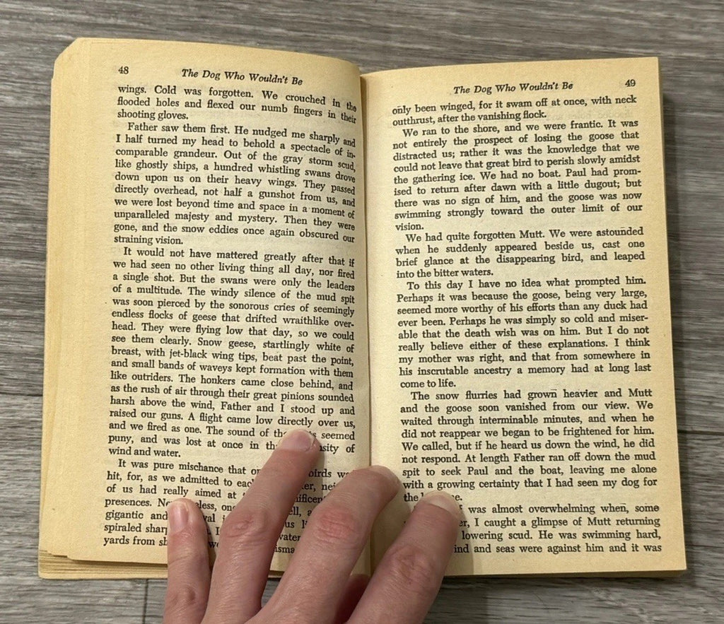 The Dog Who Wouldn't Be Mass Market Paperbound Farley Mowat