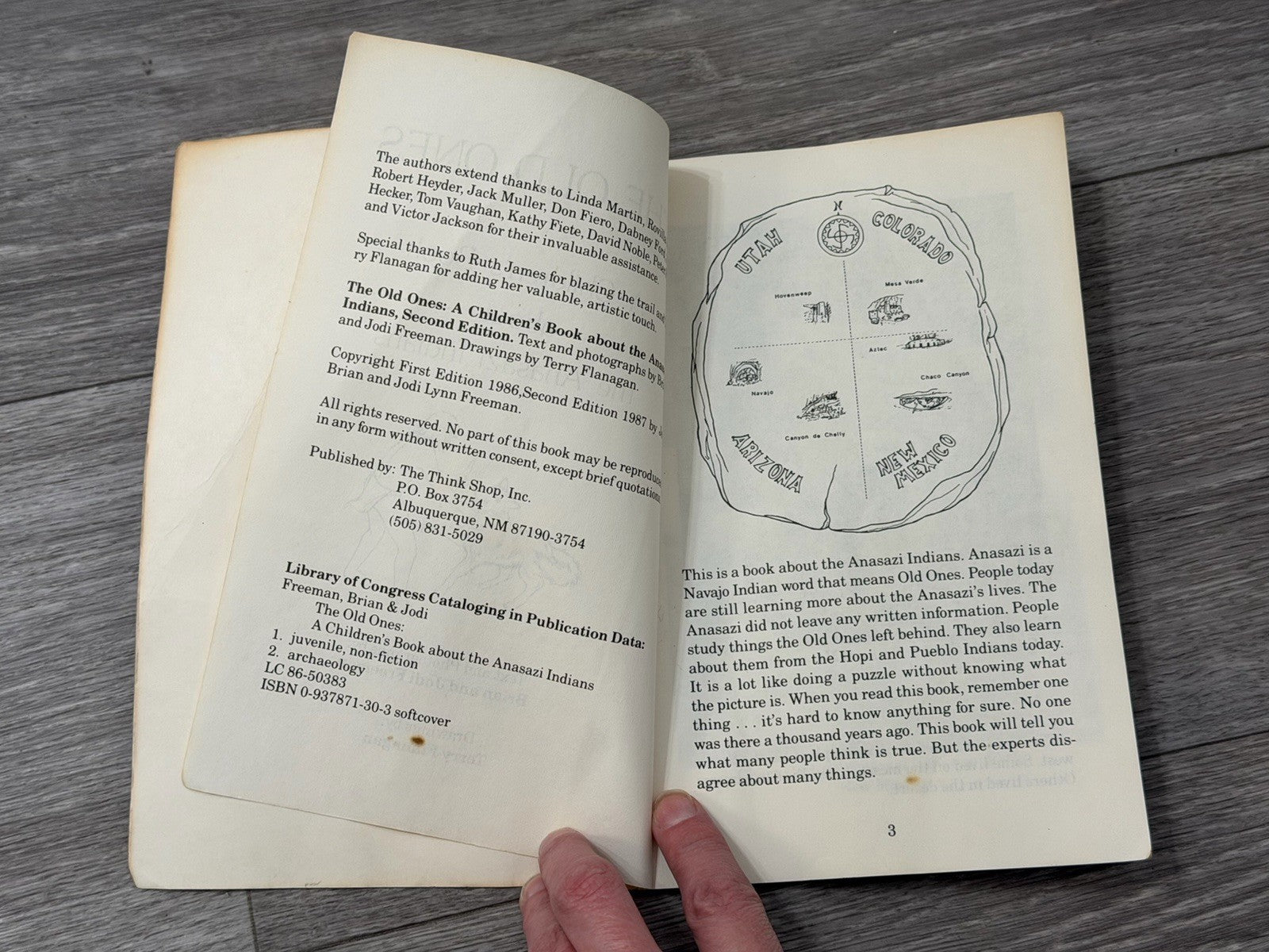 VINTAGE - The Old Ones: Children's Books About the Anasazi Indians