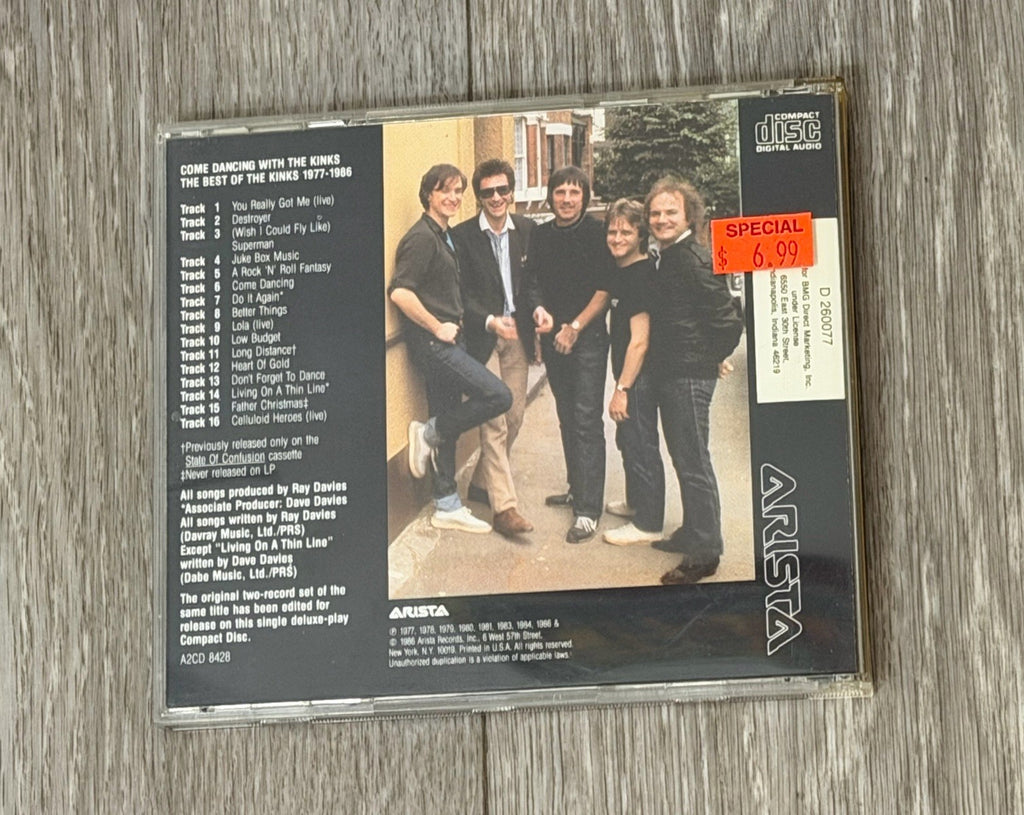 Come Dancing With The Kinks - The Best Of The Kinks 1977-1986 CD, Pre-owned 