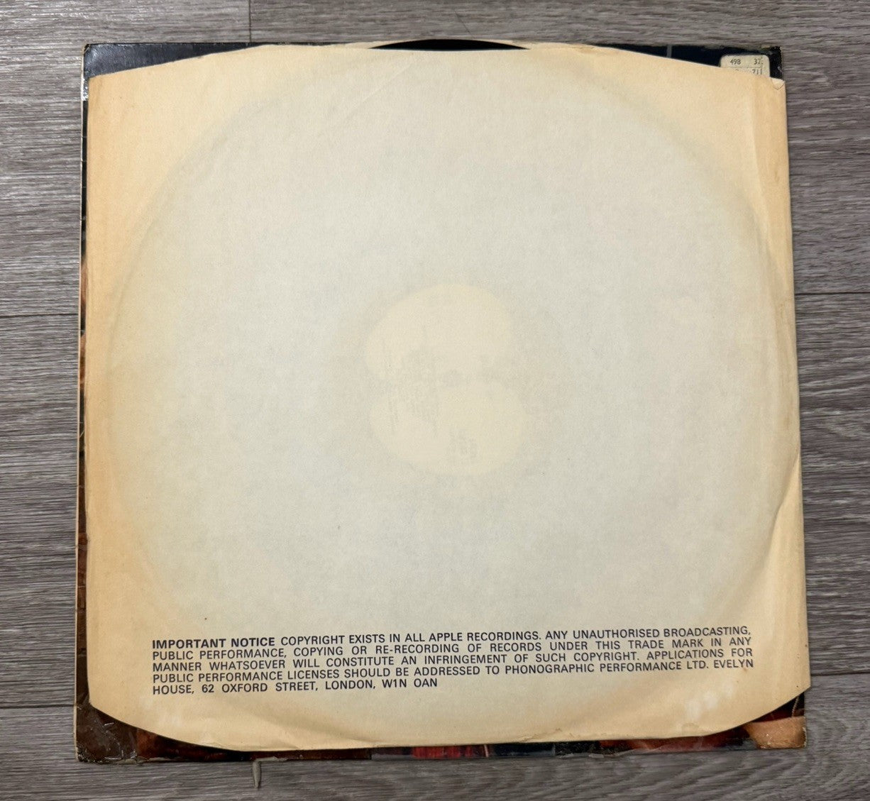 BADFINGER Straight Up LP Apple 1972 Stereo EARLIEST EVER UK 1st Press VG