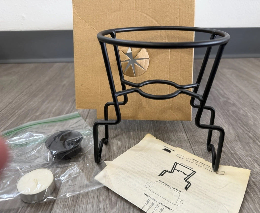 Fondue Set In Box NOS Great For Chocolate Cheese Fondue WILTON