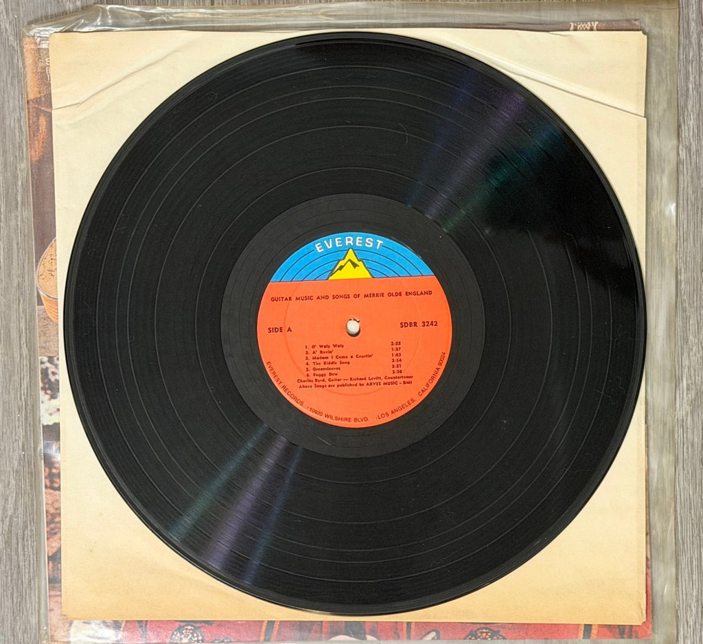 [JAZZ]~LP~CHARLIE BYRD (CHARLES)~Guitar Music And Songs Merrie Olde England