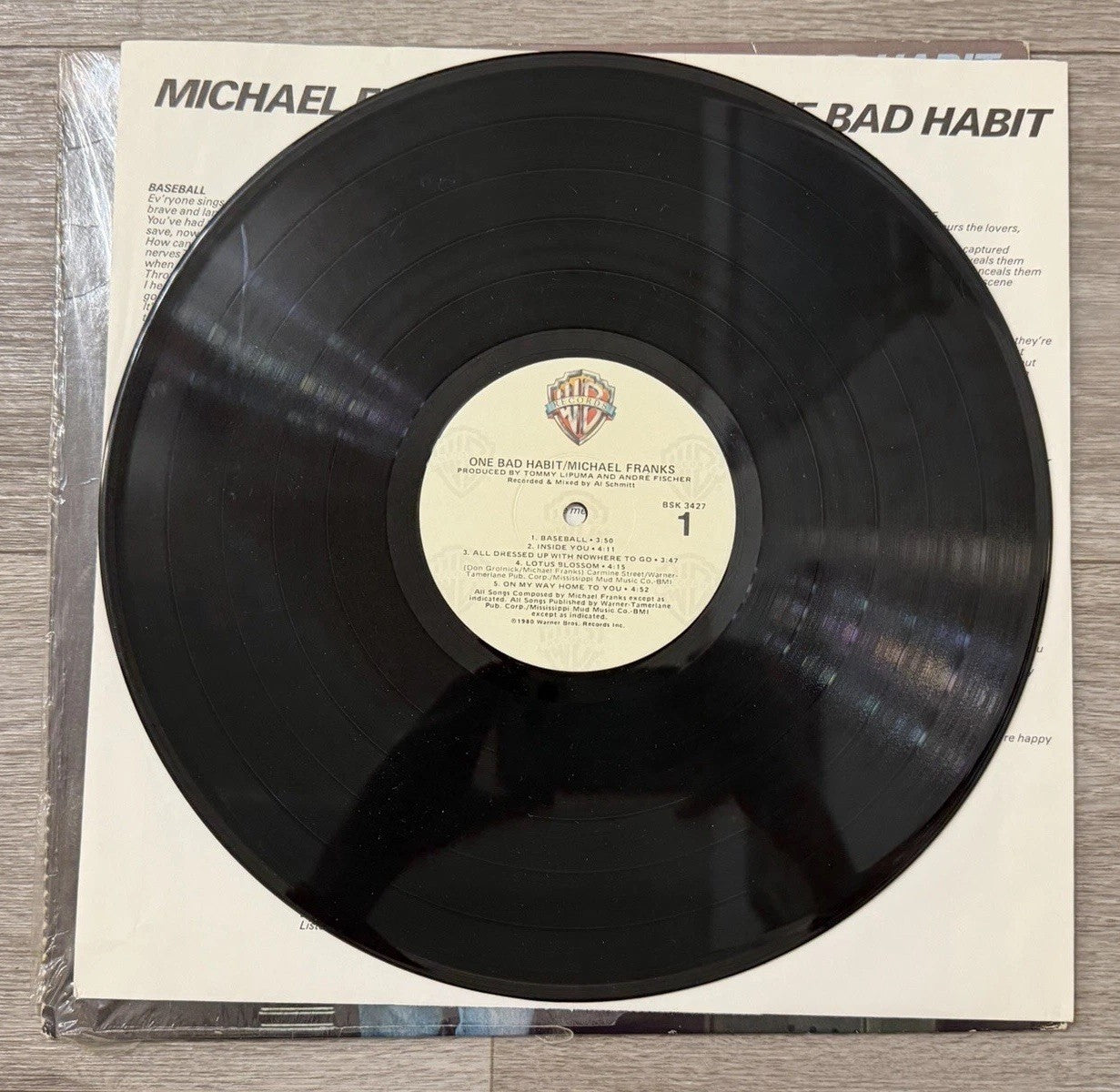Michael Franks One Bad Habit Vinyl BSK-3427