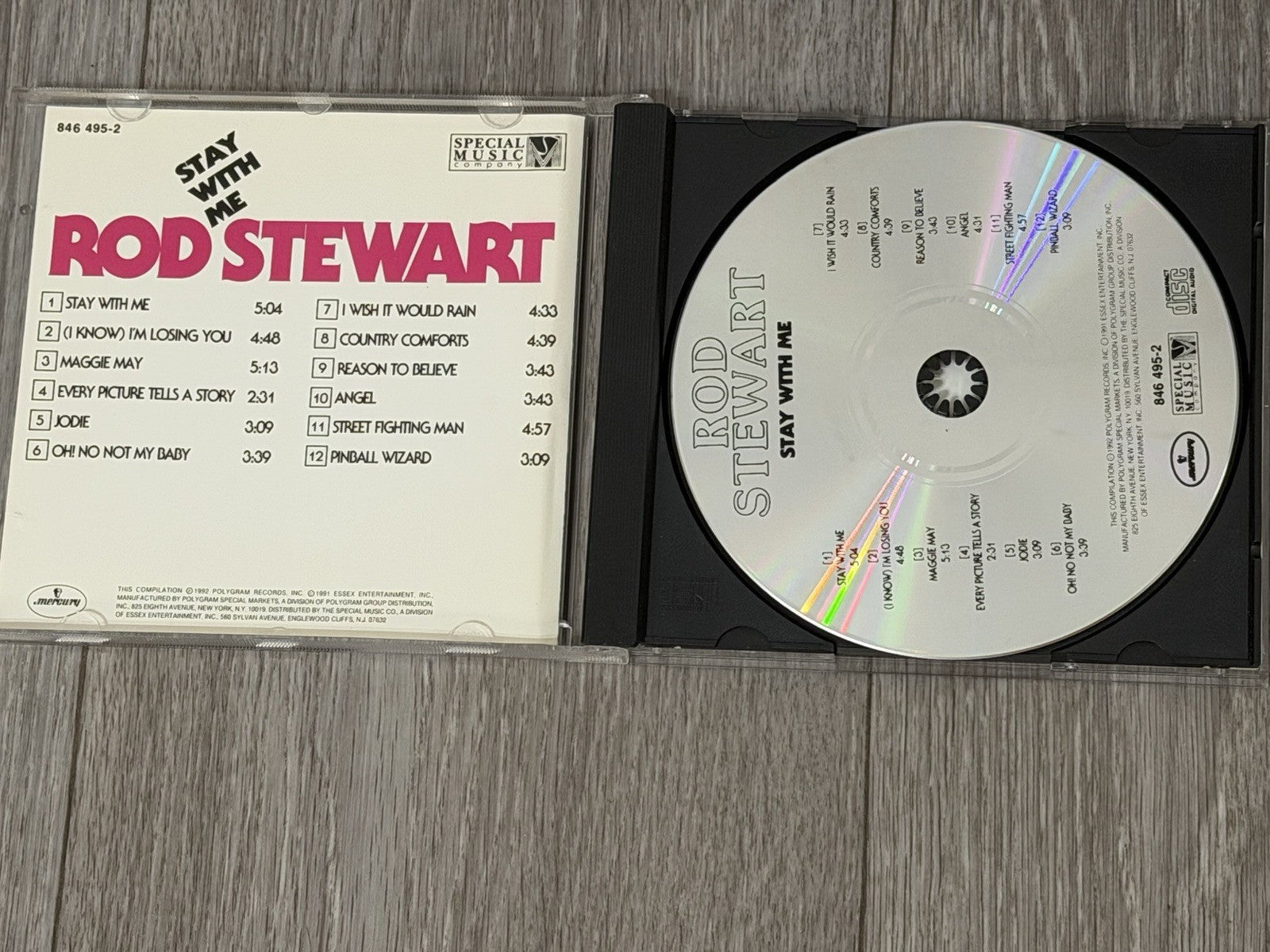 Rod Stewart Stay With Me 1992 Special Music Audio CD