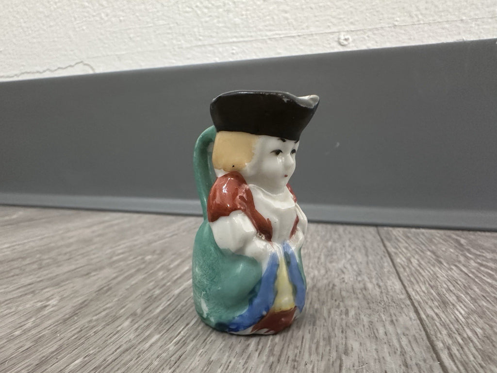 Vtg Miniature Figurine - Marked JAPAN - Mid Century Charm - Pitcher Creamer