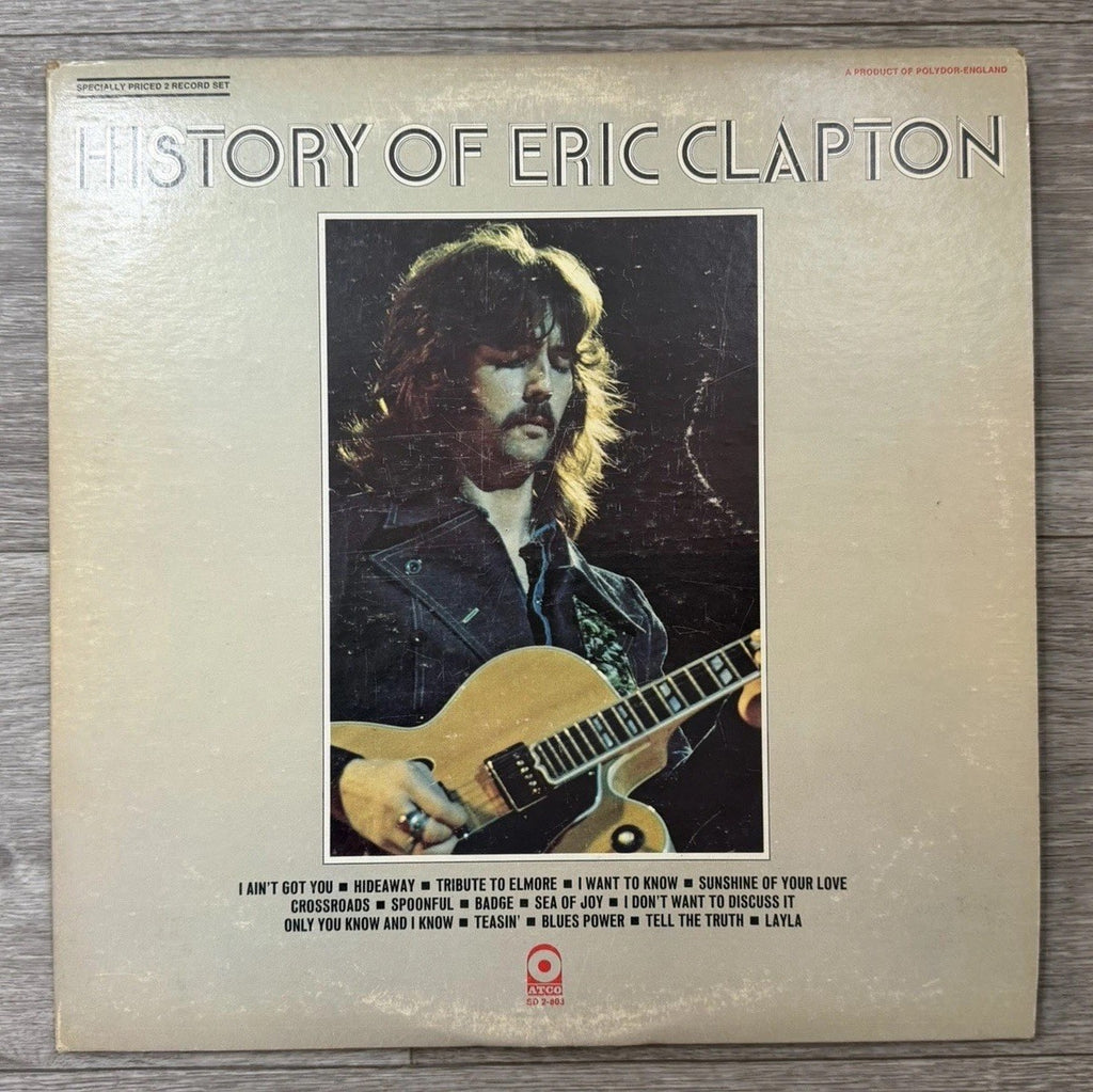ERIC CLAPTON History Of SD2803 Dbl LP Vinyl Record VG/G+