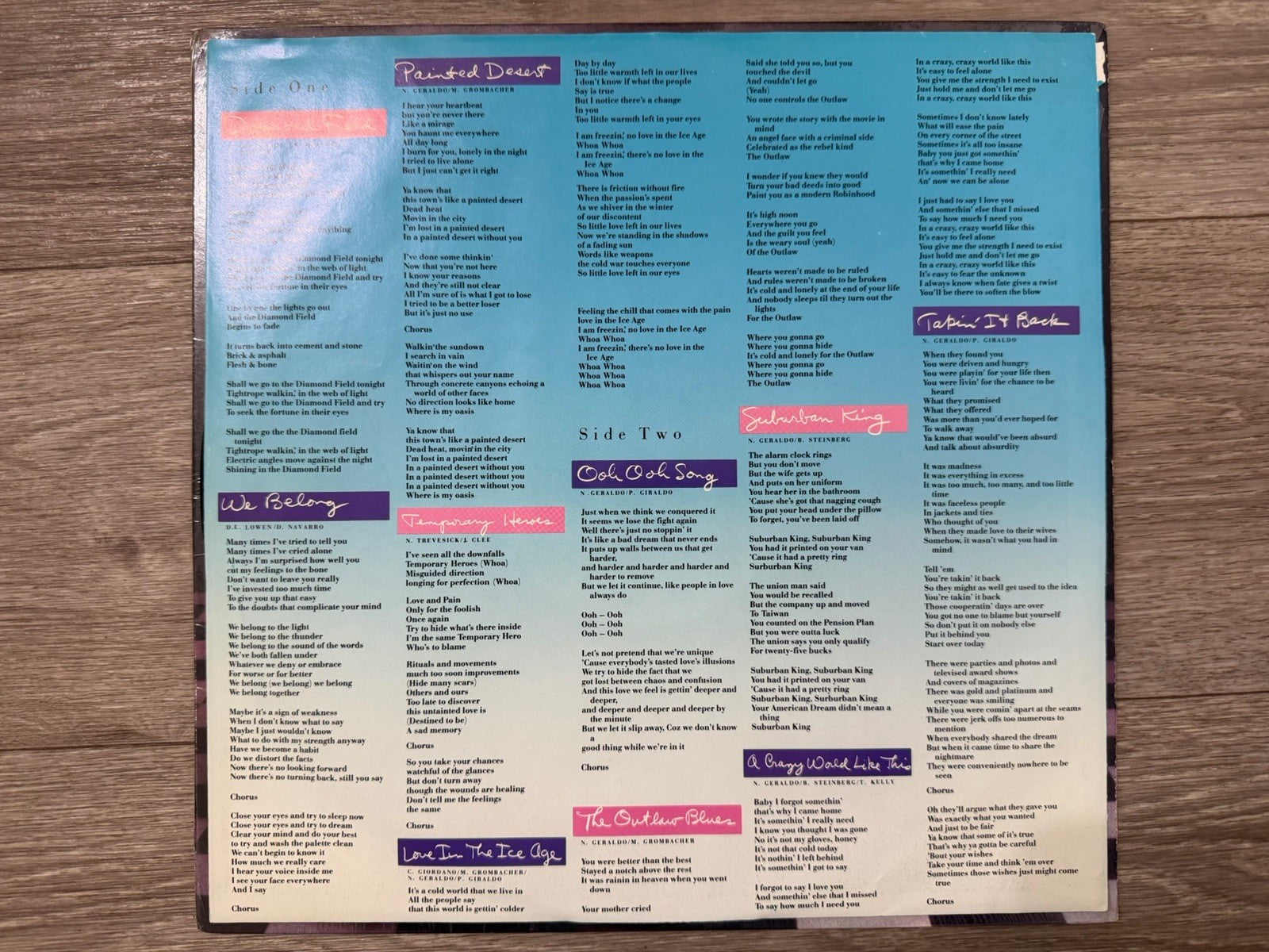 PAT BENATAR: Tropico Chrysalis FV-41471 Rock 1984 Vinyl VG