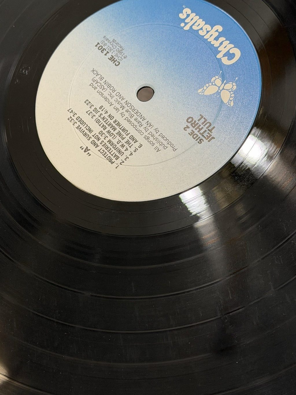 Vinyl LP - JETHRO TULL / A  1980 CHE 1301 Chrysalis