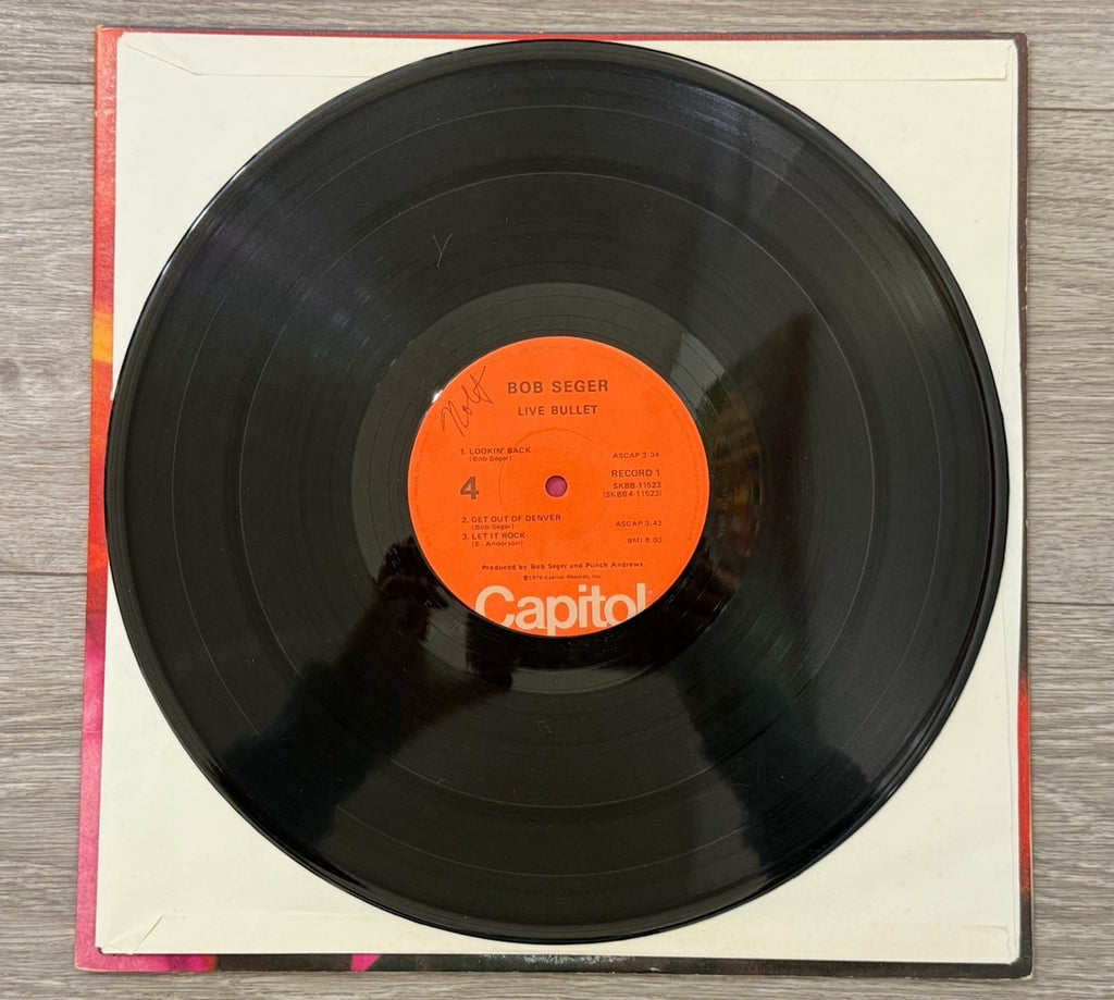Bob Seger And The Silver Bullet Band Live Bullet 1976 Vinyl 2 LP Record Album